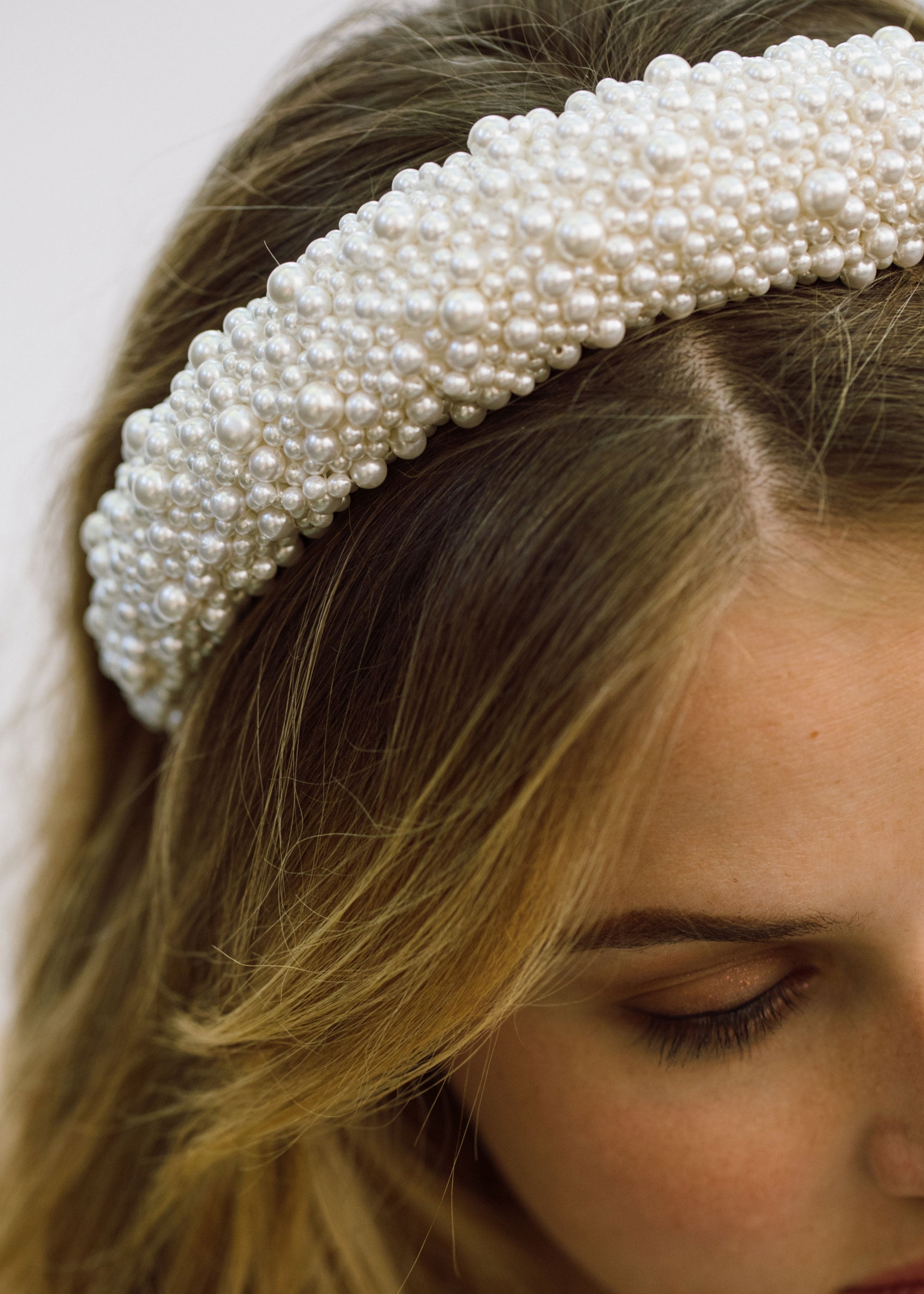 Bailey Pearl Headband -- Pearl – Jennifer Behr LLC